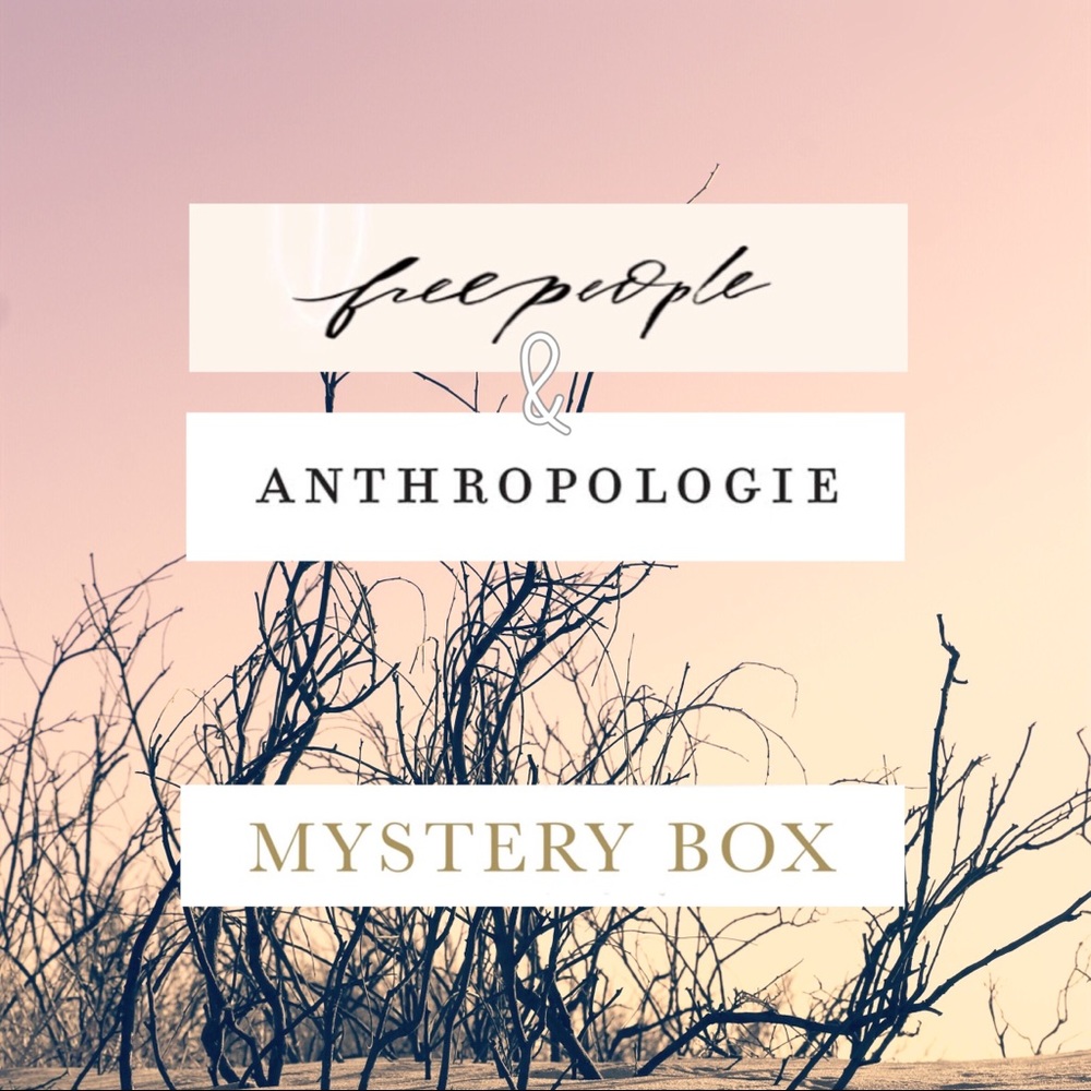 Free People and Anthropologie Mystery Box 4 Pieces
